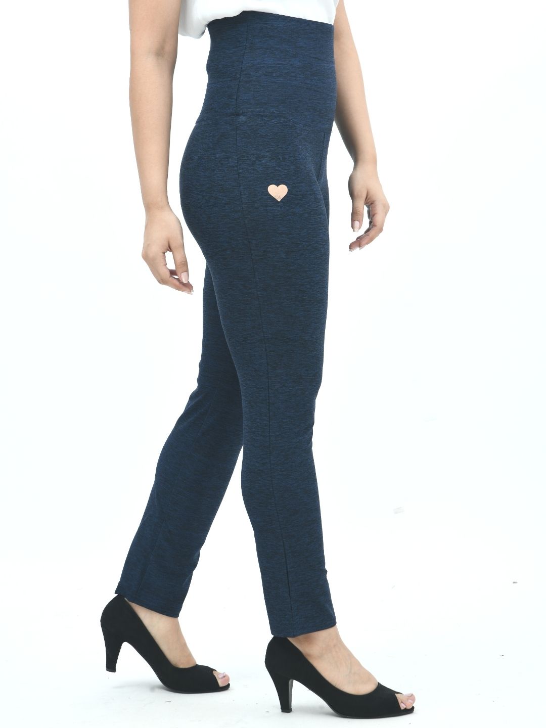 ON SALE !! Post Partum Tummy Control Pants. Navy Melange (with